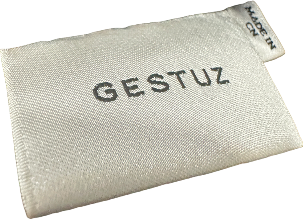 Gestuz Brown Patterned Long Sleeve Top UK 10