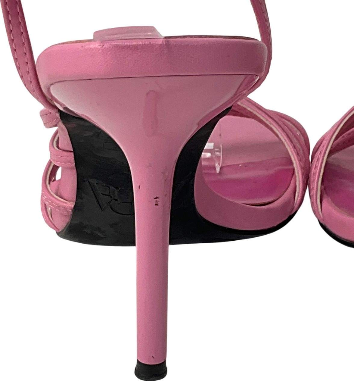 Pink Zara Leather High Heel Sandals ZARA Pink Strappy Heels UK EU