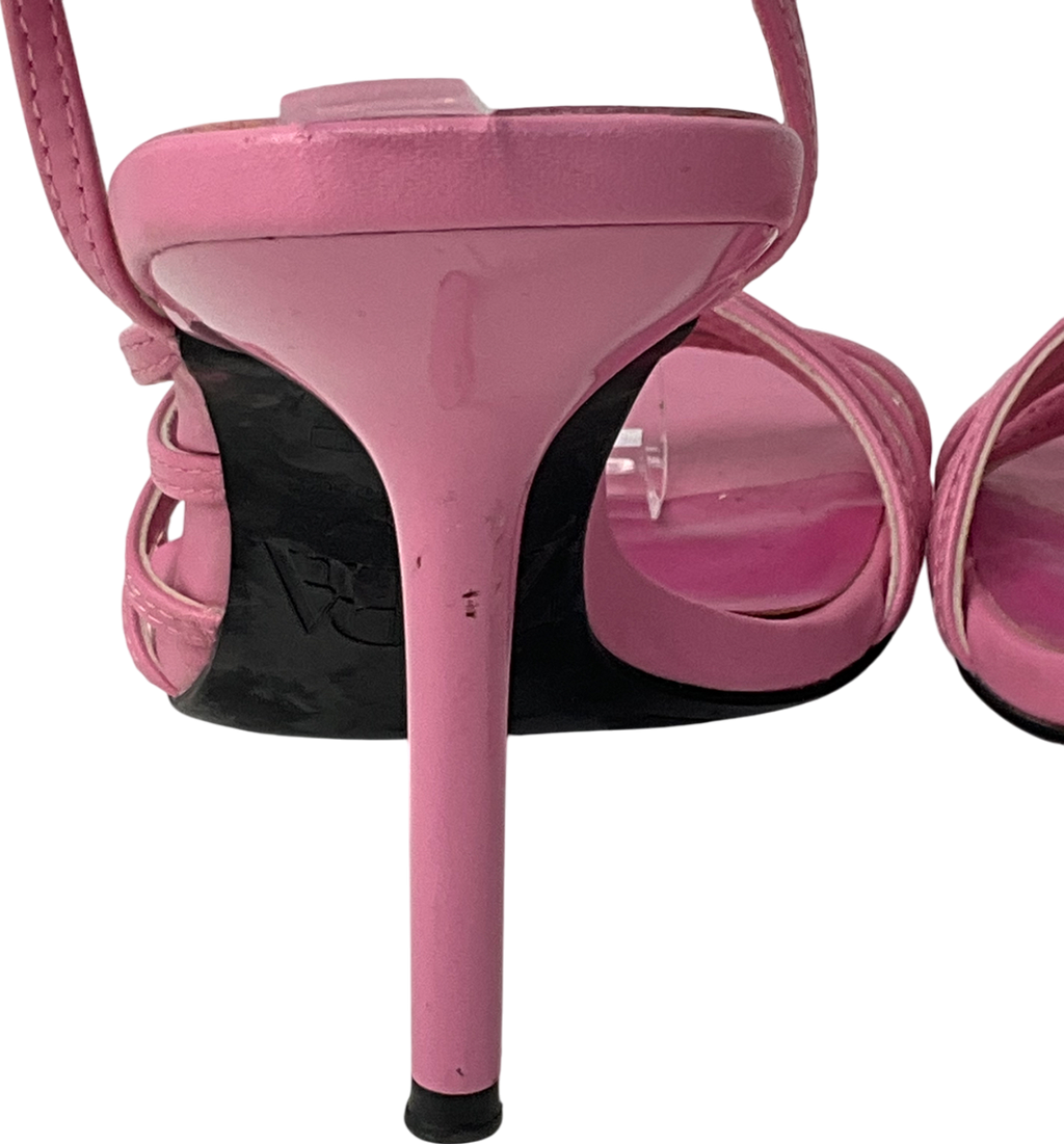 ZARA Pink Strappy Heels UK 5 EU 38 👠