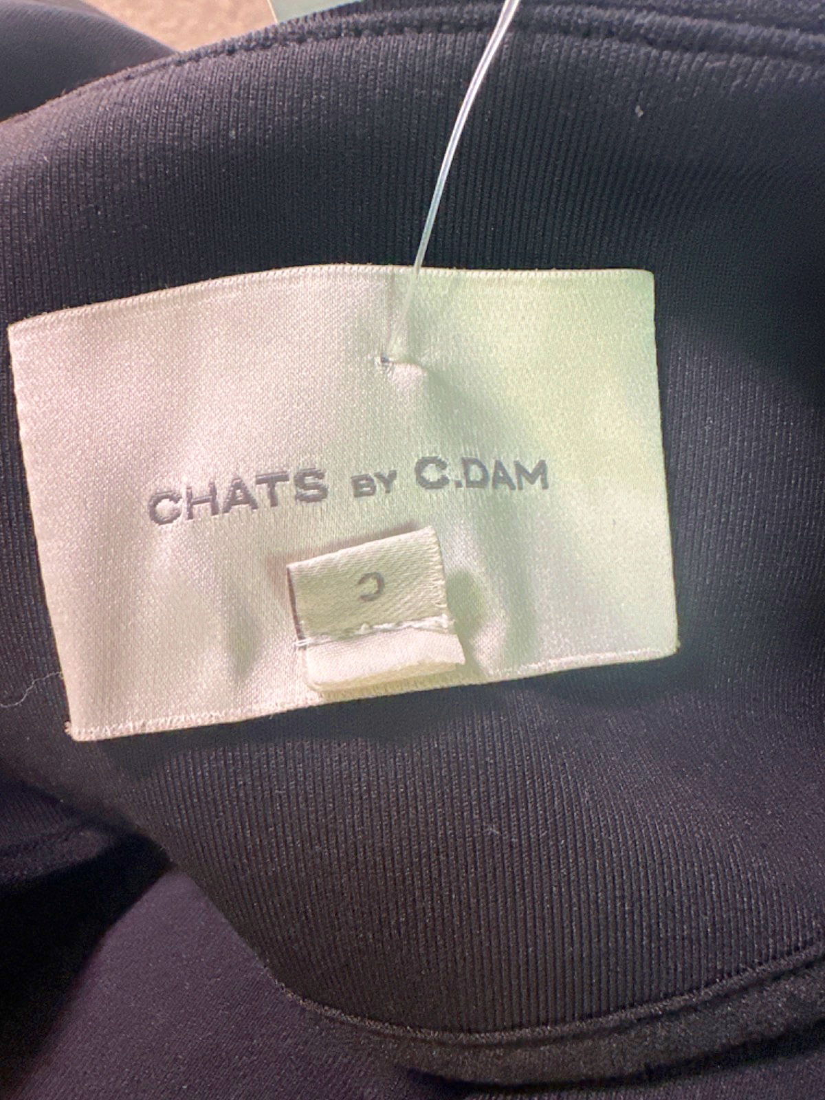 Chats By C.DAM Black Pleated Trousers UK 10