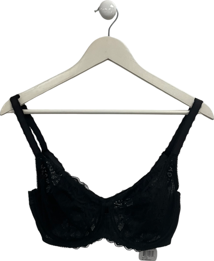 Wacoal Black Raffine Classic Underwire Bra UK 36DD
