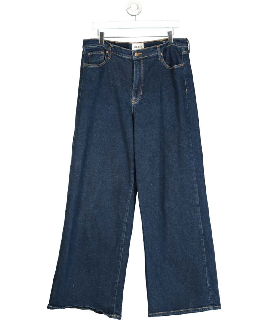 Boden Blue High-rise Wide Leg Jeans W32