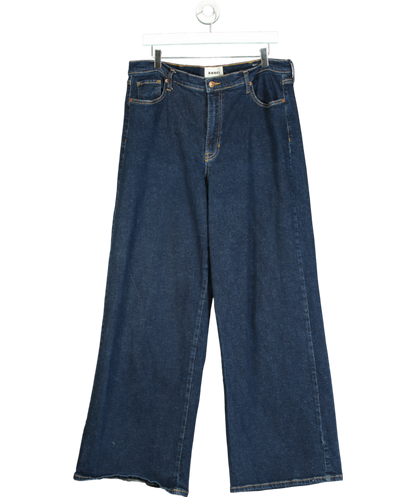 Boden Blue High-rise Wide Leg Jeans W32