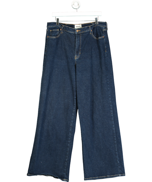 Boden Blue High-rise Wide Leg Jeans W32