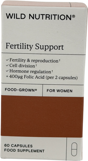 Wild Nutrition Food-grown Fertility Support 60 capsules
