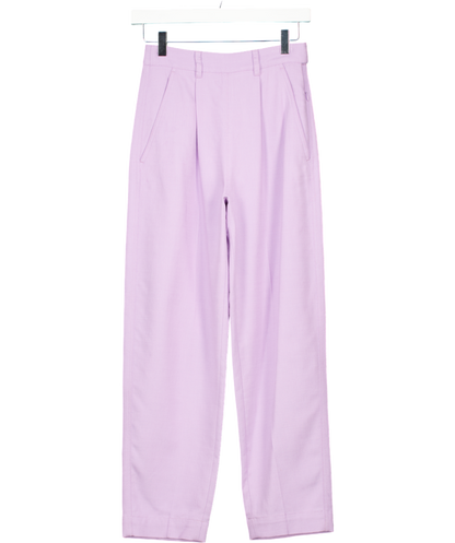 ME&EM Purple Textured Tapered Trouser UK 4