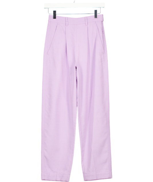 ME&EM Purple Textured Tapered Trouser UK 4