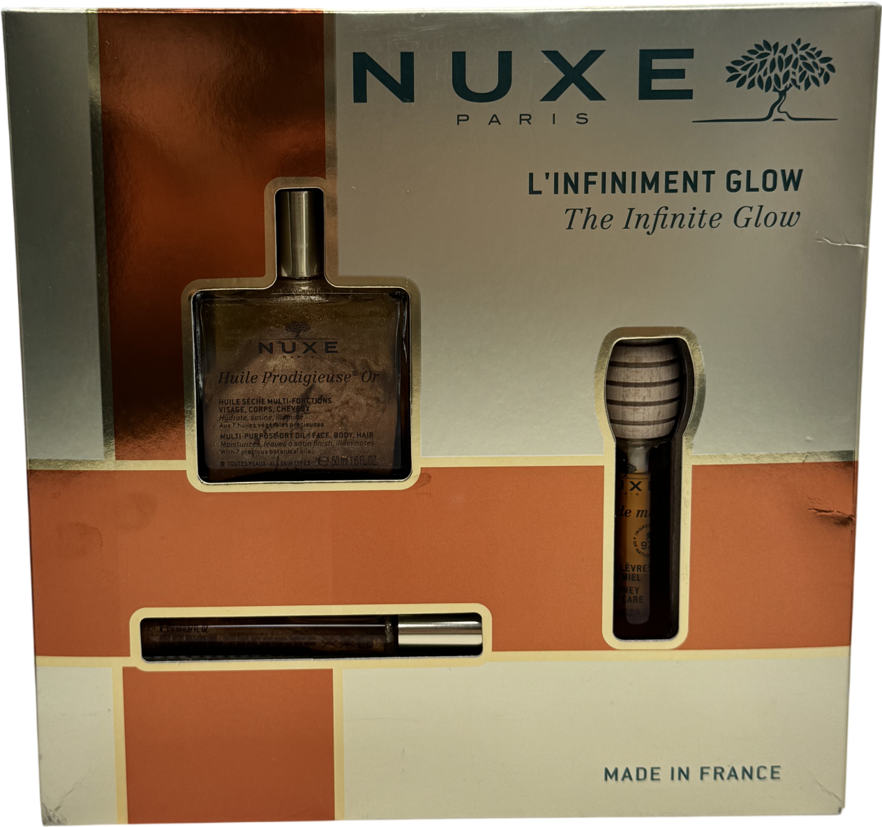 Nuxe The Infinite Glow Shimmering Dry Oil Gift Set  68ml