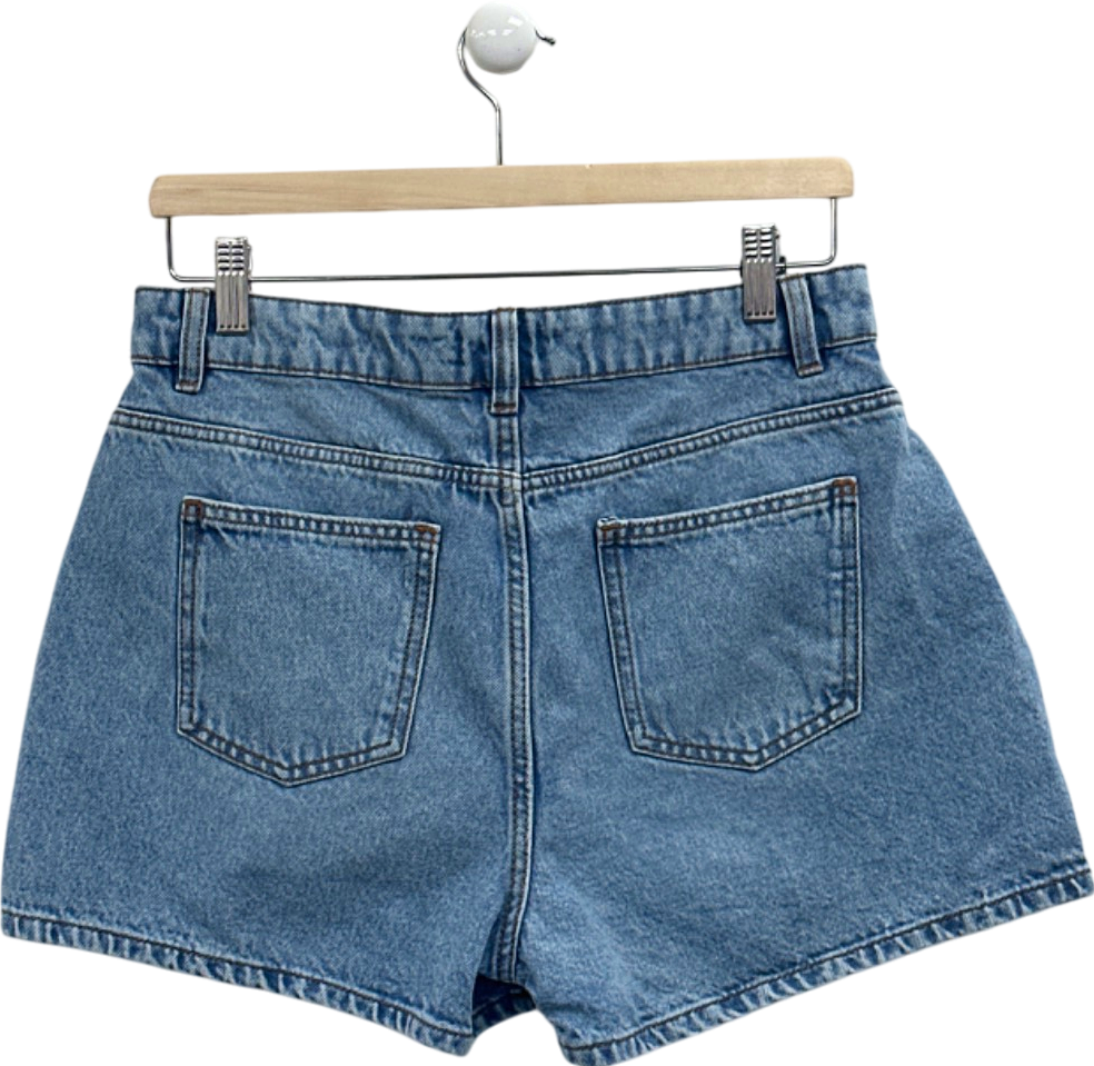 PrettyLittleThing Blue Denim Shorts UK 10