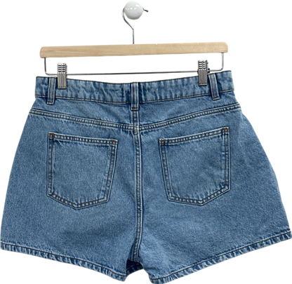 PrettyLittleThing Blue Denim Shorts UK 10