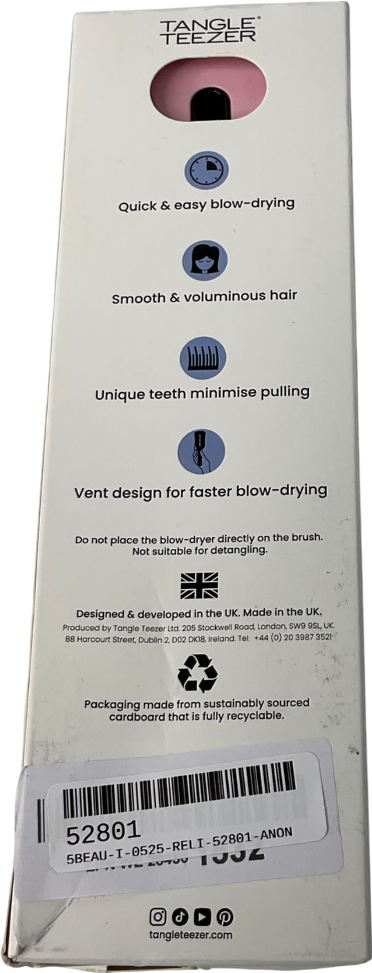 Tangle Teezer Blow Drying Hair Brush Pink One size