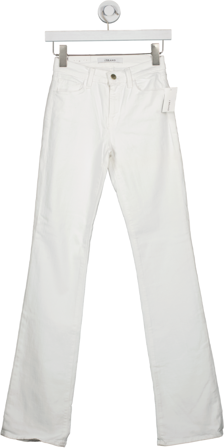 J Brand White Brya Boot Cut Jeans - Blanc W26
