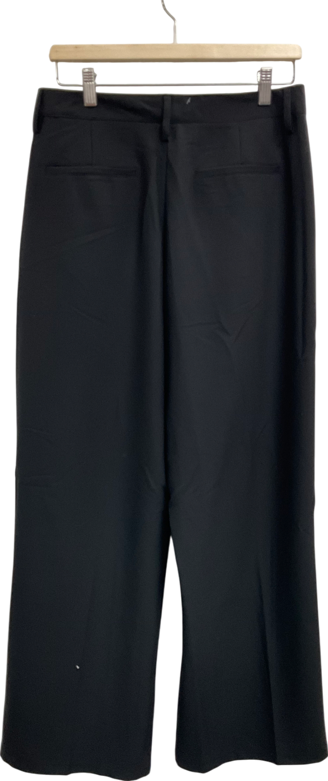 Collusion Relaxed Wide Leg Tailored Trousers In Black W32