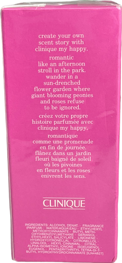 Clinique My Happy. Peony Picnic My Happy Eau de Parfum 100ml