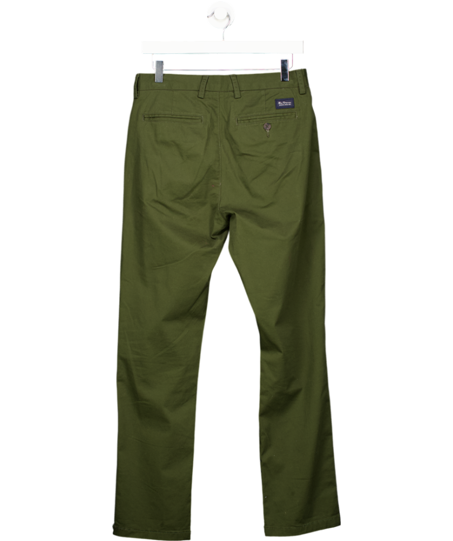 Ben Sherman Signature Slim Stretch Chino In Olive Green W30