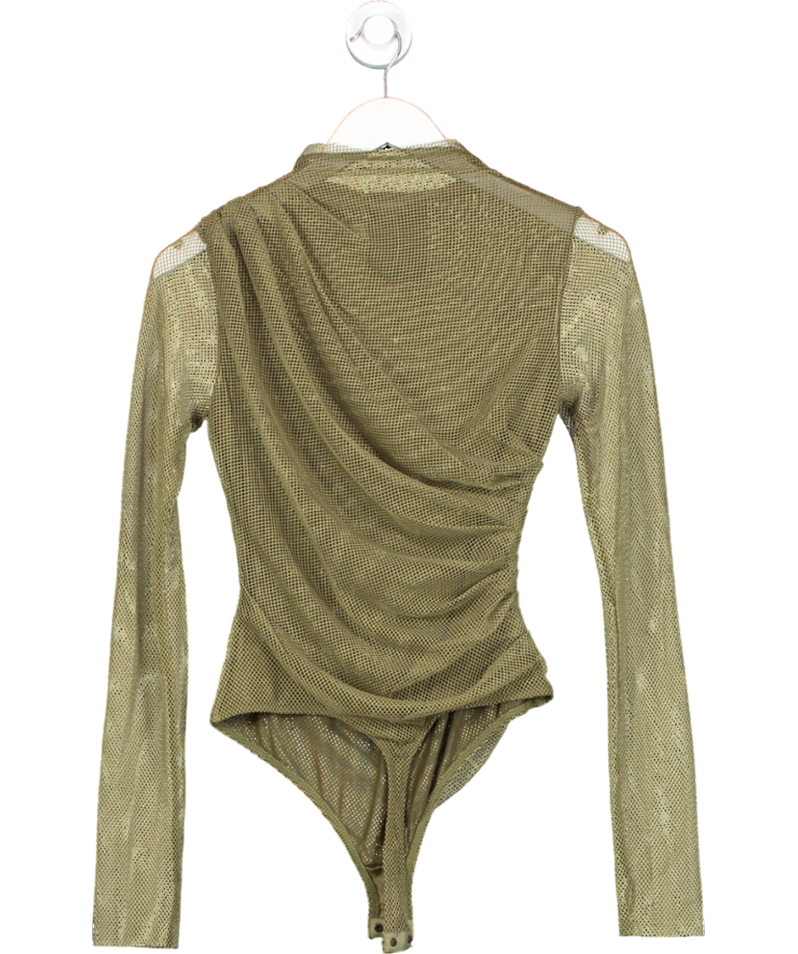 Free People Green On My Way Bodysuit UK S