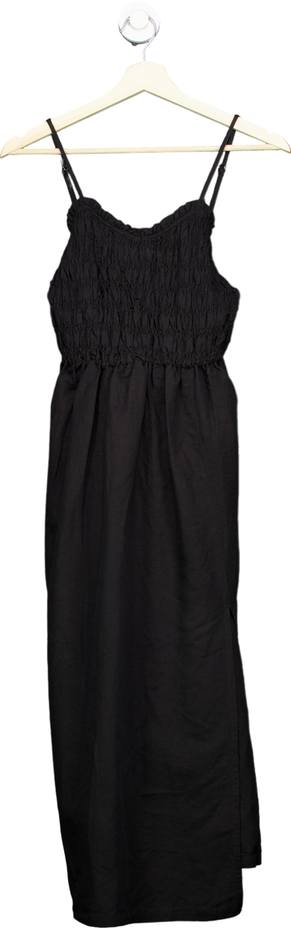 Urban Outfitters Black Smocked Sundress UK XXS