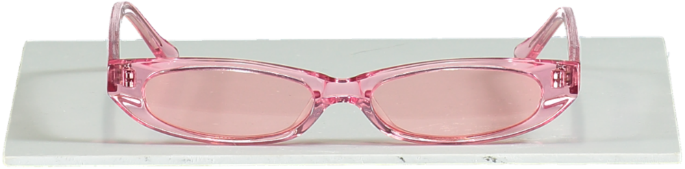 Roberi & Fraud Frances pink acetate Logo arm sunglasses