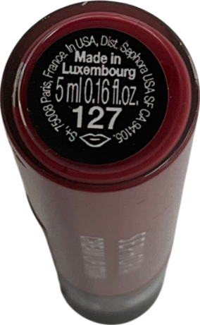 Sephora Cream Lip Stain Matte Liquid Lipstick 127  Frozen Pomegranate 5ml