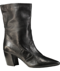 PRADA Black Leather Heeled Boots UK 3.5 EU 36.5 👠