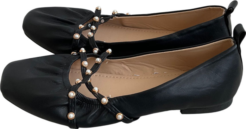 Malien Black Pearl Detail Pumps UK 4 EU 37 👠