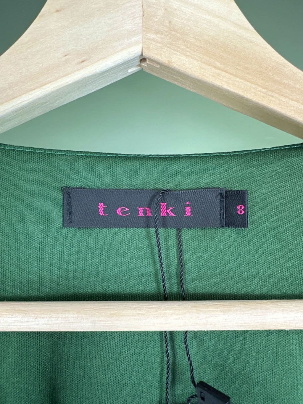 SilkFred Green Kimono Sleeve Floral Maxi Dress Size 8