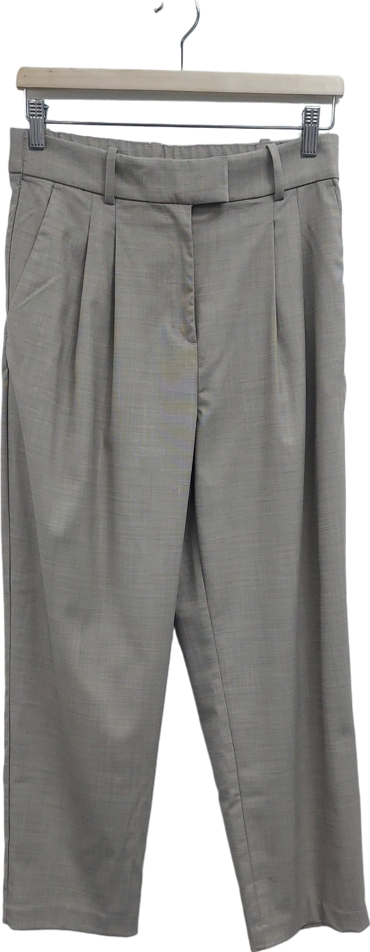 H&M Beige Wide Leg Trousers UK 10