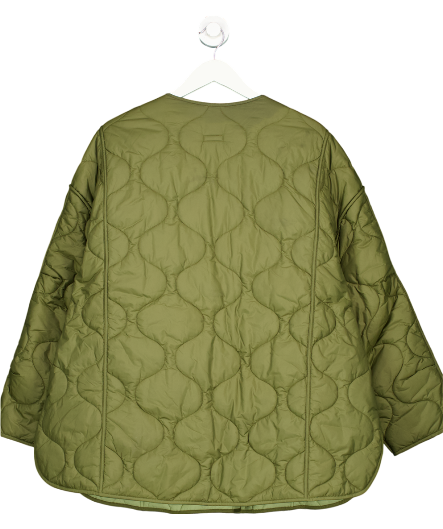 TALA Green Oversize Reversible Quilted Jacket UK L