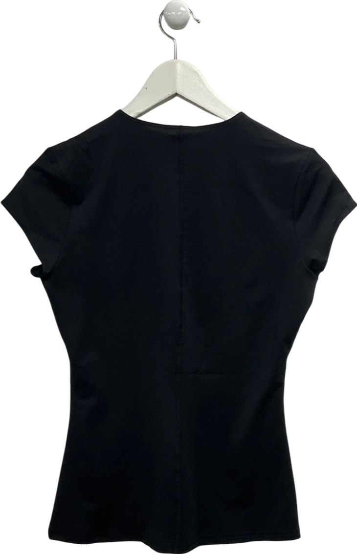 gymshark Black Running T Shirt - Slim Fit UK XS