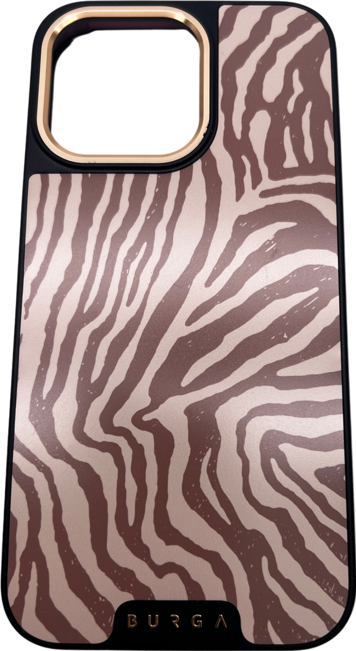 burga Cream Animal print 15 Pro Max Iphone Case