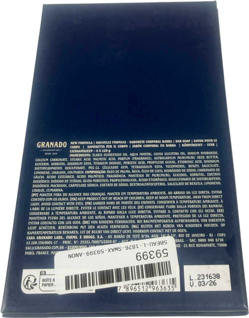 Granado Bossa 4 Soaps Set X4