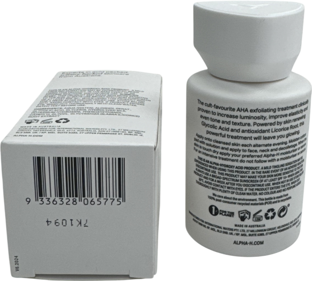 Alpha-h Brightening Exfoliating Treatment 100ml