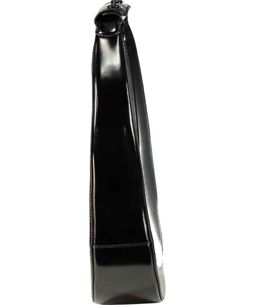 Staud Black Good Night Moon Logo-debossed Bag