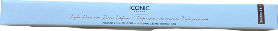 Iconic London Triple Precision Brow Definer Chestnut Brown