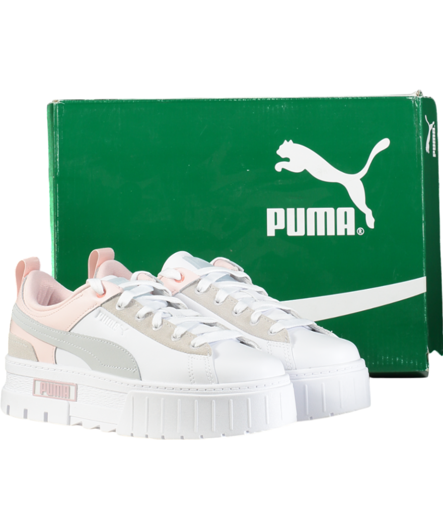 Puma Mayze Raw White /chalk Pinktrainers UK 5 EU 38 👠