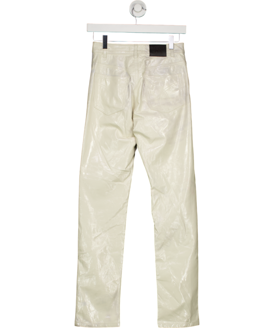 FIORUCCI Cream / Blue Ombre Yves Vinyl Trousers W26