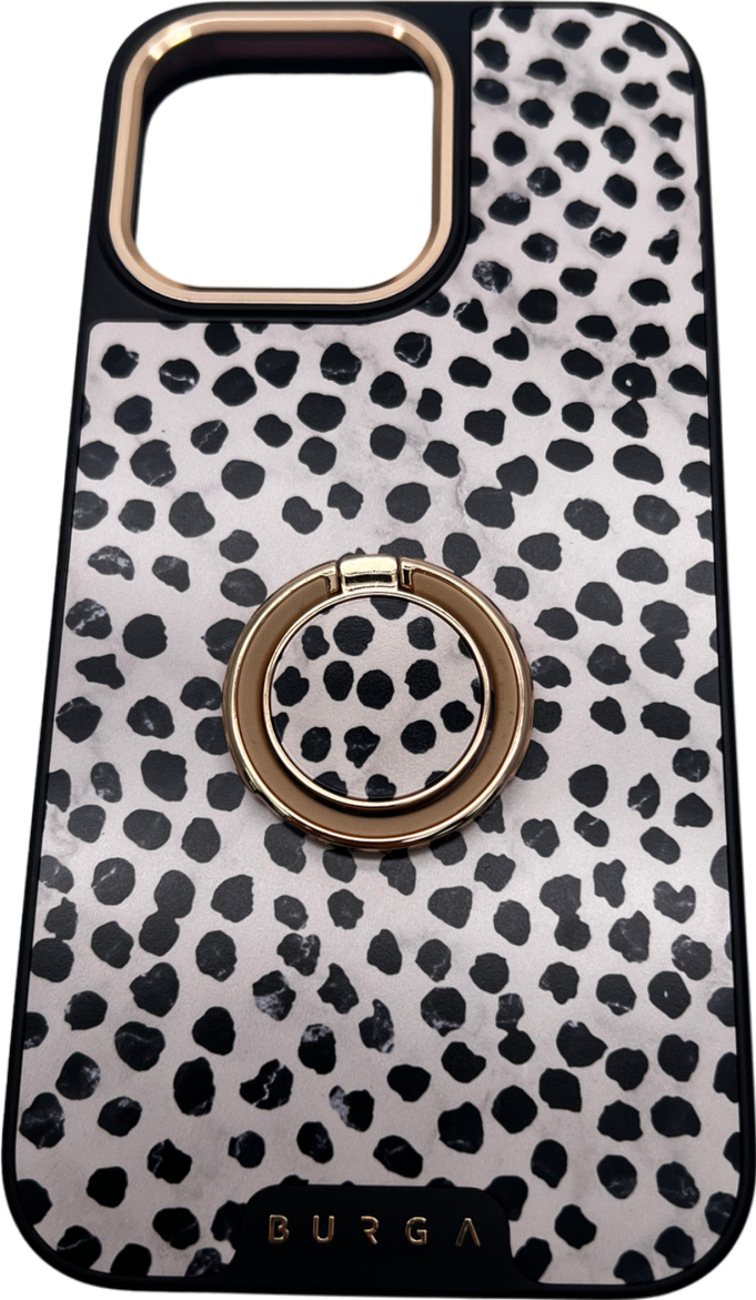 elite burga Cream Almond Latte  Cute Iphone 15 Pro Max Case with ring holder