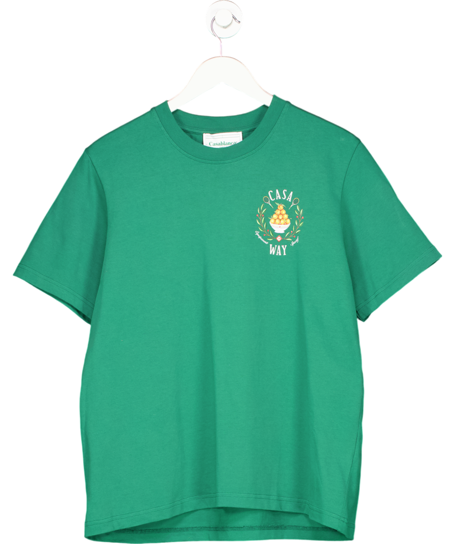 CasaBlanca Green Casa Way T-shirt UK L