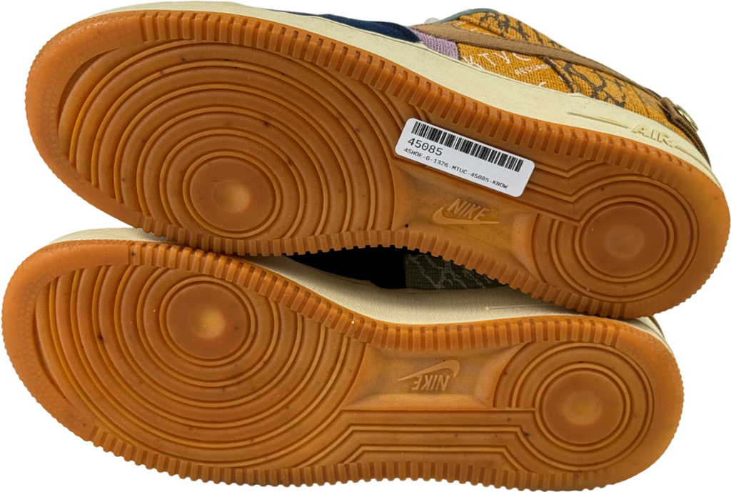 NIKE Blue X Travis Scott Air Force 1 Low 'cactus Jack' UK 8.5 EU 42.5 👞