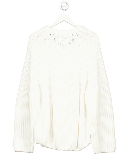 Free People White Take Me Home Sweater UK XL