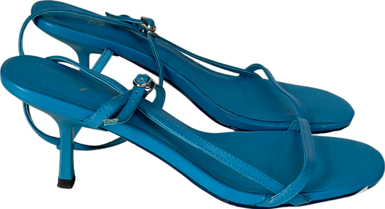 Orgiginal corium Sky Blue Ankle Strap Sandals UK 4 EU 37 👠
