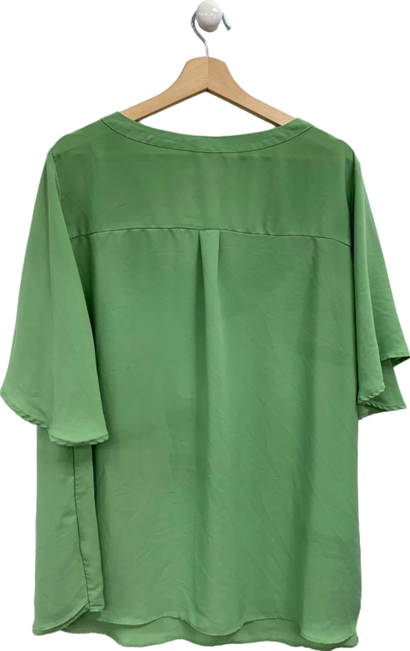 Avenue Green Flowy Top UK 22-24