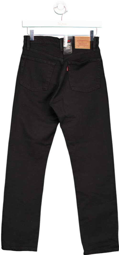 LEVI'S Black 501 Original Crop Jeans L28 W25