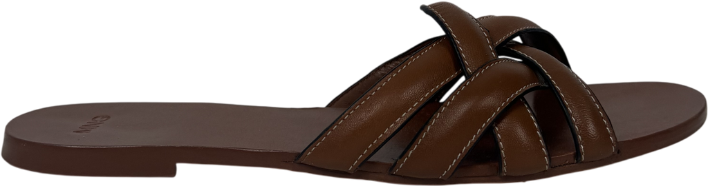 MANGO Beige Leather Straps Sandals UK 7 EU 40 👠