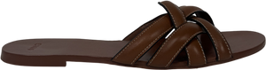MANGO Beige Leather Straps Sandals UK 7 EU 40