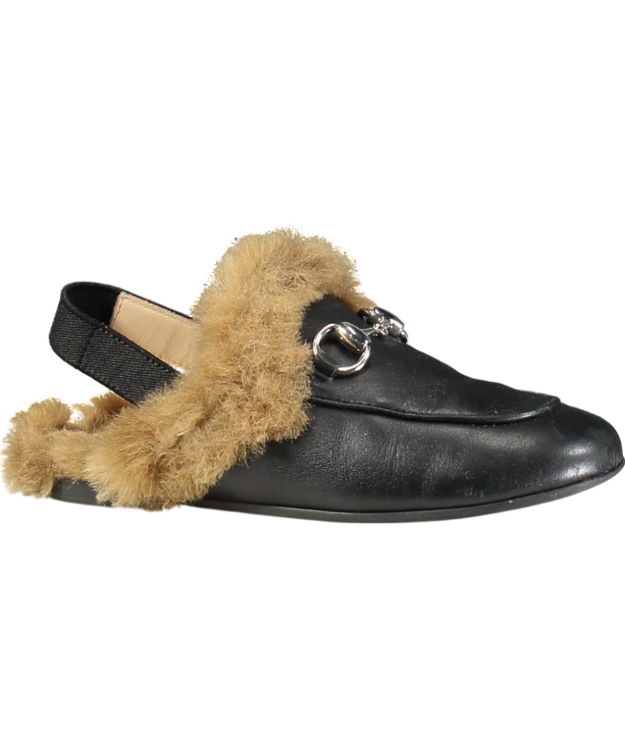 GUCCI Black Princetown Mule Loafers UK 11 EU 29 👼