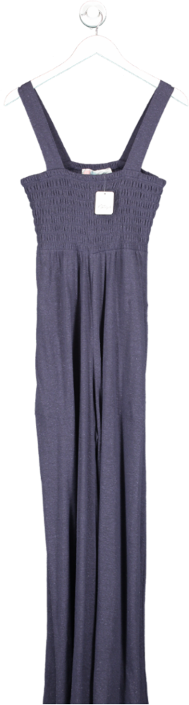 Free People Blue Casual Jersey Jumpsuit UK S