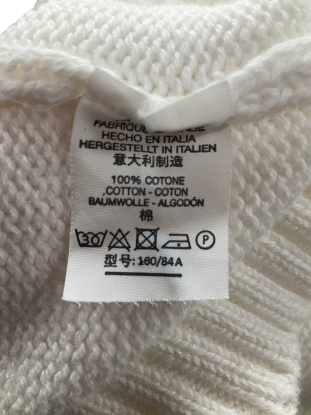 Brandy Melville White Brianna Sweater One Size