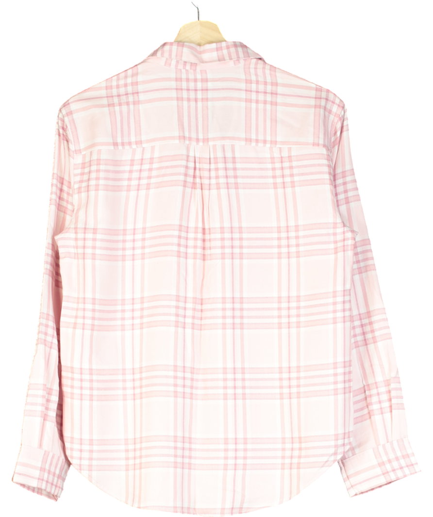 Hollister Pink Nightwear Flannel Shirt UK XS