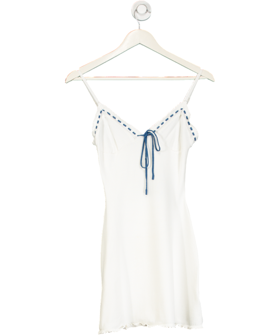White Fox White For Your Love Mini Dress UK S